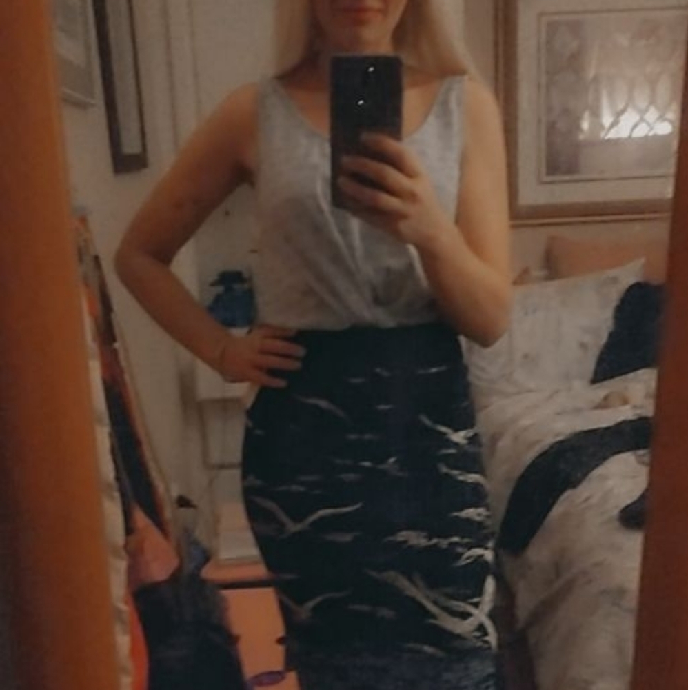 Anthropology pencil skirt